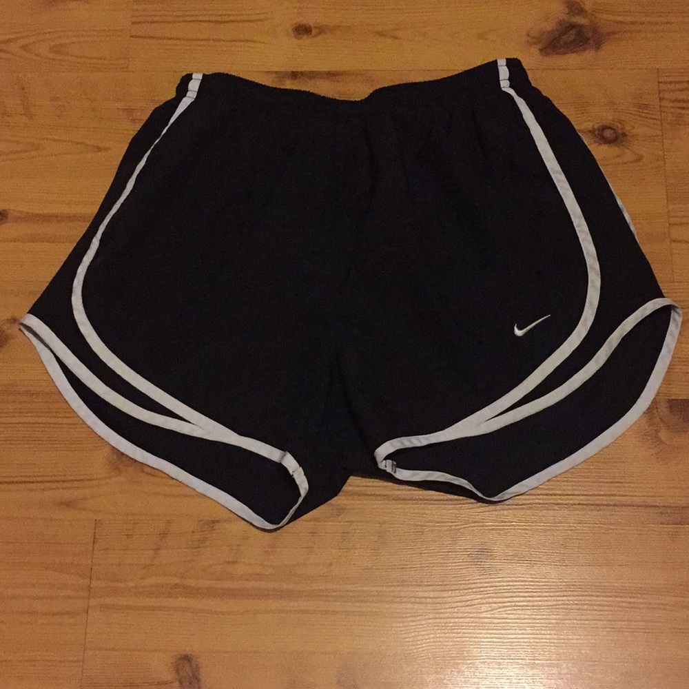 Black and White Nike Dri-Fit Shorts